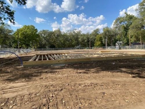 Construction site overview