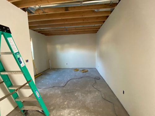 Basement Walls Painted 1